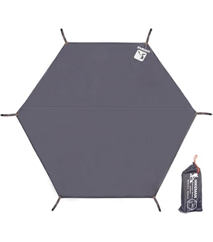 Amazon | グランドシート 六角形 テントシート 防水 軽量